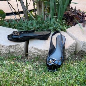 Circa Joan & David Open-Toe Pumps